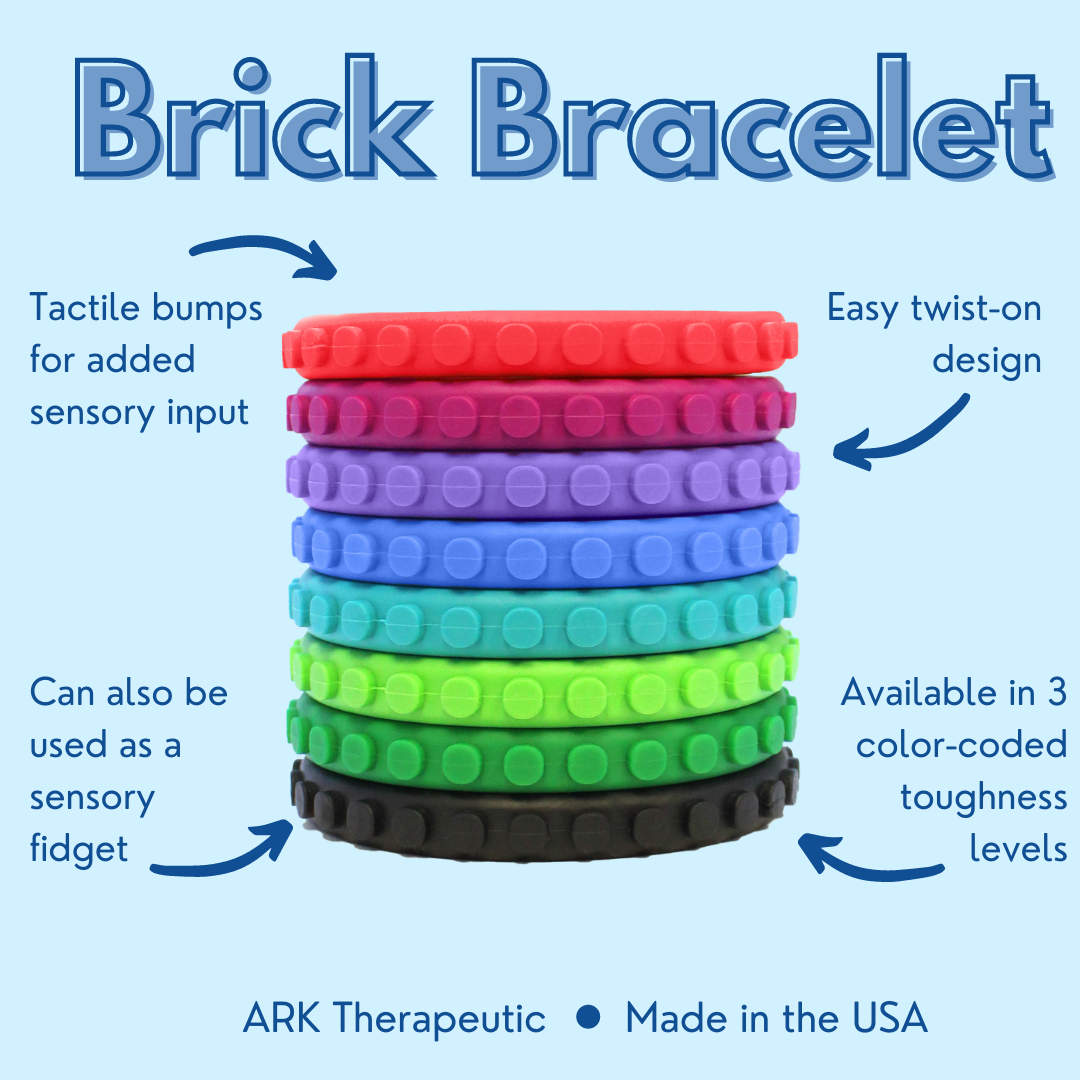 ARK Textured Brick Bracelet ™ Chew Sensory Chew Bracelets